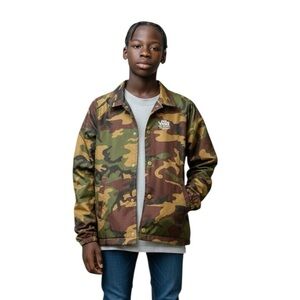 Vans camo wind breaker jacket. Size small
